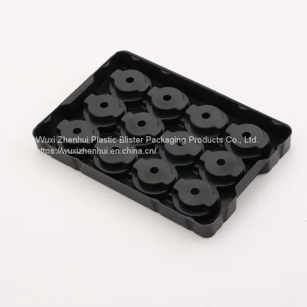 Black ABS Thermoformed Plastic Blister Trays Plastic Packaging Clamshells photo-4