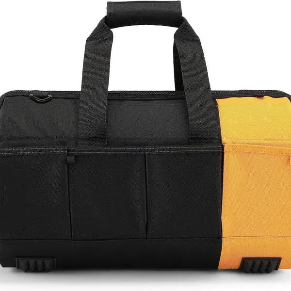 Large Capacity Tool Bag,Black/Yellow photo-2