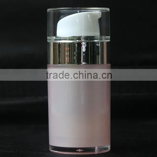 50ml Round Acrylic Airless Pump Bottles For Cosmetic Packaging photo-2