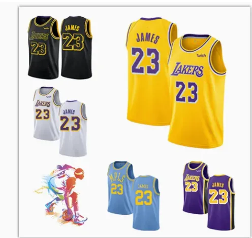 Custom Customized Lakers Jerseys 23 Lebron James Basketball Jerseys