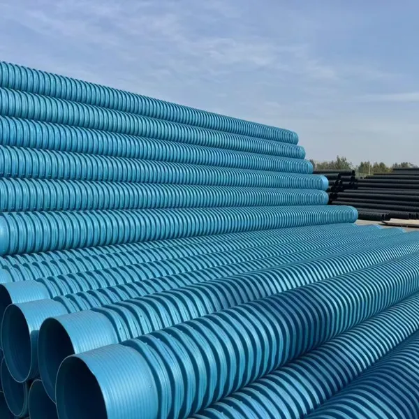 Hexagonal Corrugated Pipe Reinforced Drainage Power Protection Pipe Hexagonal Composite Structure Wall Pipe photo-2