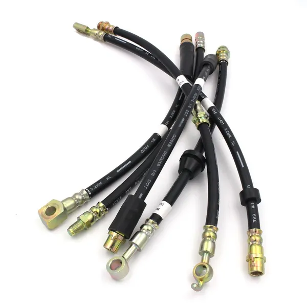 1/8 Size DOT SAE J1401 3.2mm 10.5mm OEM Brake Line Flexible Rubber Brake Pipe Automotive Car Brake Hoses for Different Model Car photo-4