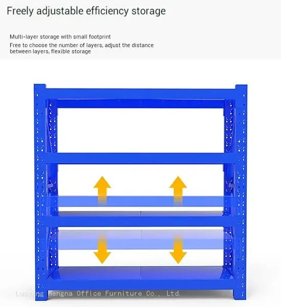 Industrial Modular Warehouse Shelving - Heavy Duty Storage Rack with Chipboard Deck for Factory & Workshop Operations