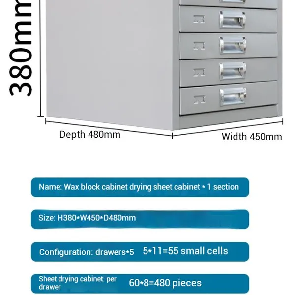 High Security Wax Block Archive Cabinet | Load Bearing Steel Cabinet | For Tissue Blocks In Research Institute And Forensic Lab photo-3
