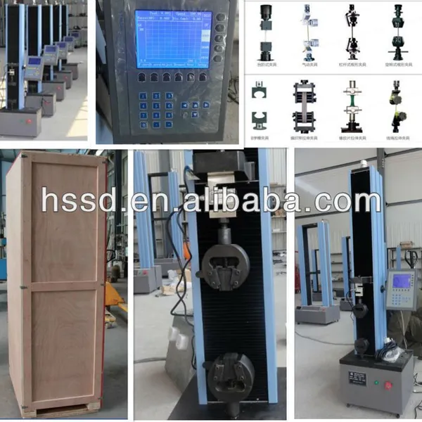 HST 3KN Touch Screen Display Electronic Universal Testing Machine HST WDS-3E Single Column Class 0.5 Speed 0.05-500mm/min photo-4