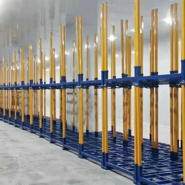 High-Capacity Steel Shelf With Stackable Plastic Boxes for Industrial Storage photo-3