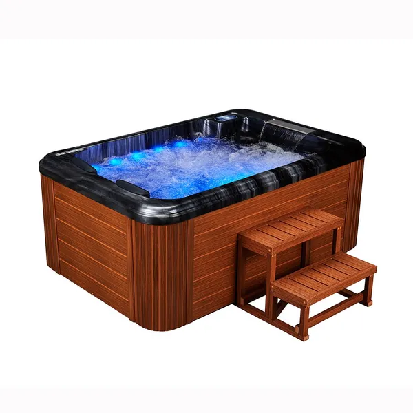 Single Person Whirlpool Bath Tub Belize Constanttemperatureheatingensuresacomfortablesoakingexperienceallyearround. photo-3