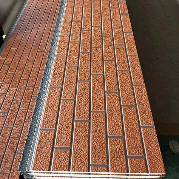 External Wall Cladding With Steel Structure House Sandwich Panels for Outside Usage photo-2
