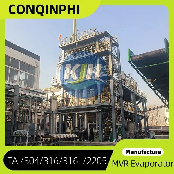 PLC Controlled MVR Evaporation and Crystallization System for Lithium Extraction, 304SS photo-4