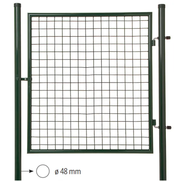 3D Mesh Fencing Round Tube Garden Gate With Individual Lock Set Packaging photo-4