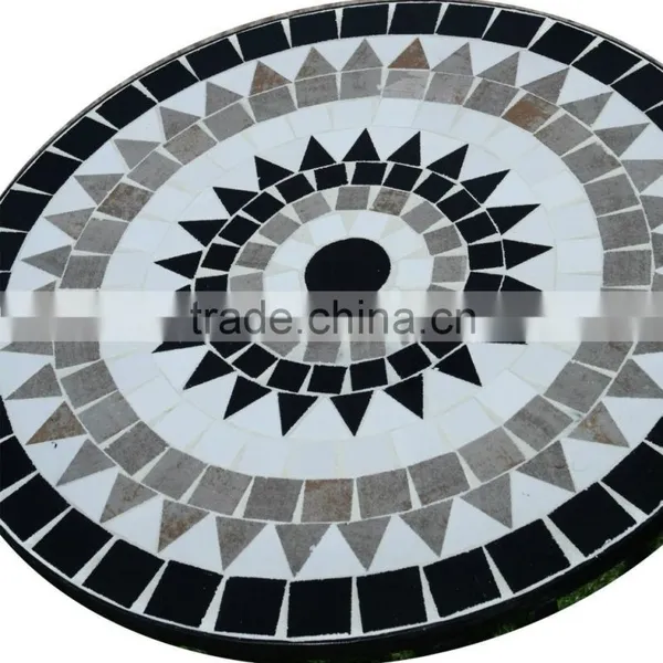 3PC Mosaic Bistro Dining Set Outdoor Furniture photo-2
