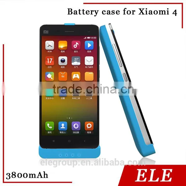 New Arrival !!! 3800 MAh Power Bank Case for Xiaomi 4 Factory Direct photo-3