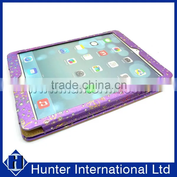 Diamond Shiny Rose Garden Tablet Case For IPad Air photo-3