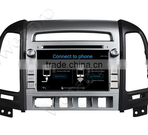Wecaro WC-HS7024 Android 4.4.4 Car Dvd Player Quad Core Car Dvd Player for Hyundai Santa fe Stereo Playstore 2006-2011 photo-6