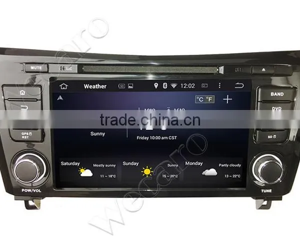 Newest Android 4.4.4 Car Dvd 8" in Dash for Nissan Qashqai Car Multimedia Player Android 1.6 Ghz Cpu 2014 2015 photo-2