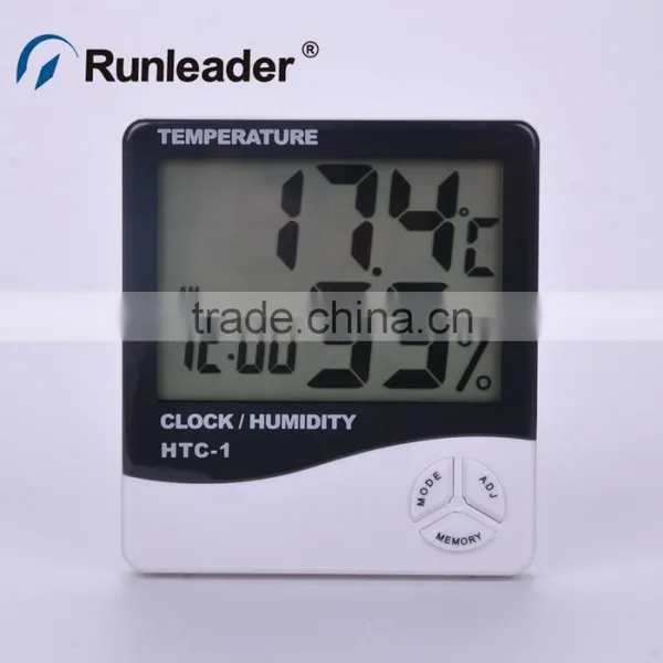 Thermometer Humidity Meter 24 hours Clock timer