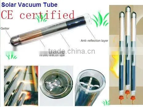High Quality Low Cost Three Goals Heat Pipe Solar Vacuum Tube