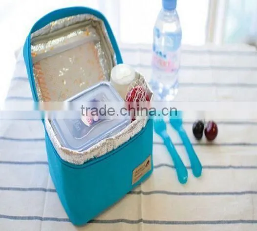 Factory Wholesale OEM Polyester Lunch Bag With Inner Tinfoil Layer Insulated photo-6