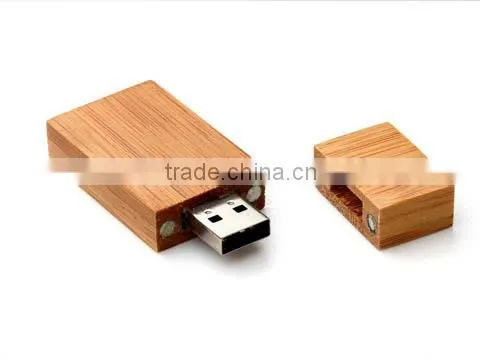 Custom Design Wood Usb Flash Memory 8GB With Logo