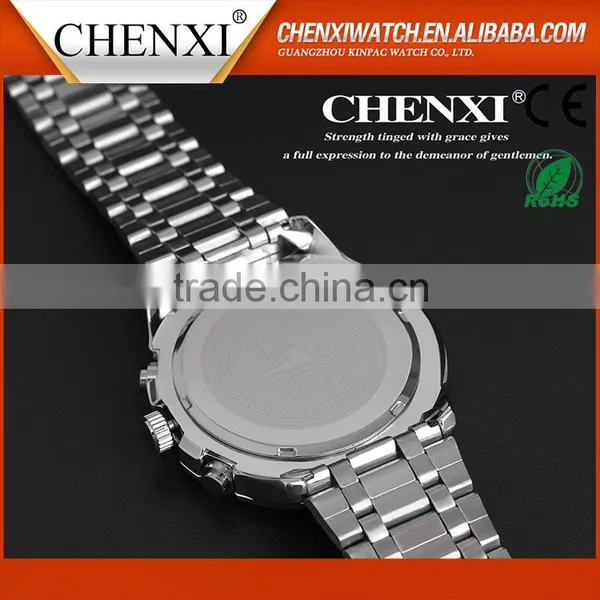 Calendar C027D Three Dial China Watch Manufacturer CHENXI Men Watch Factory Men Watch Wholesale Stainless Steel Watches Man photo-6