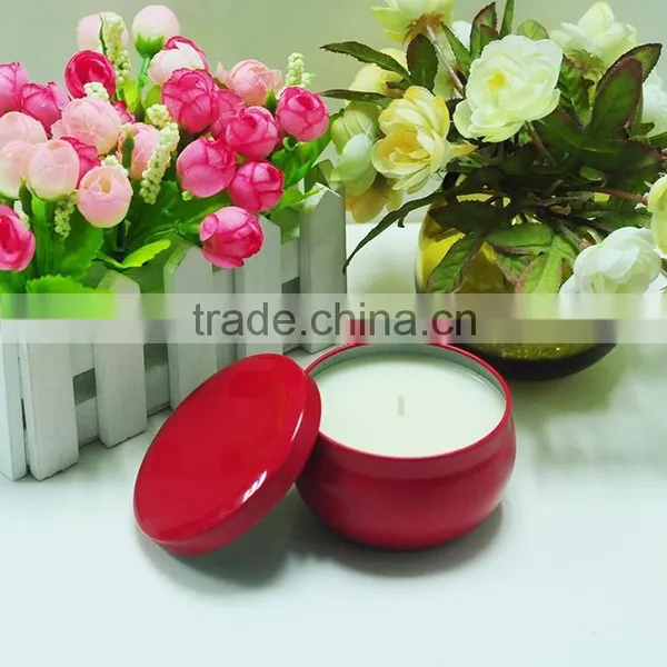 Small Metal Tin Candle/scented Tin Candle/Tin Box Candle photo-4