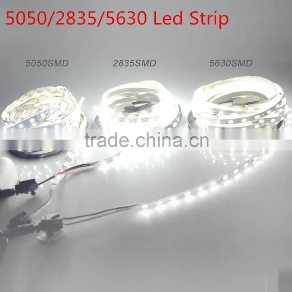 DC 12V RGB Led Strip 5050 5630 2835 SMD Non-Waterproof 5M 60Led/M Led Stripe Fita Led String Bar Light Bombillas Led Tape
