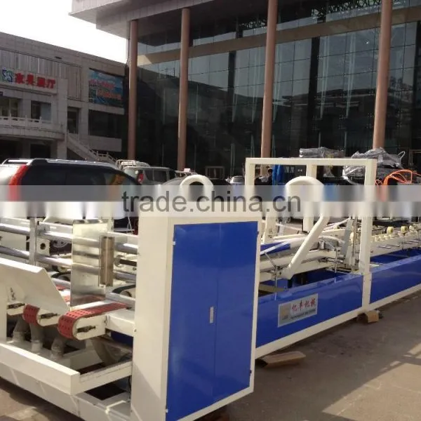 carton box folder gluer machine