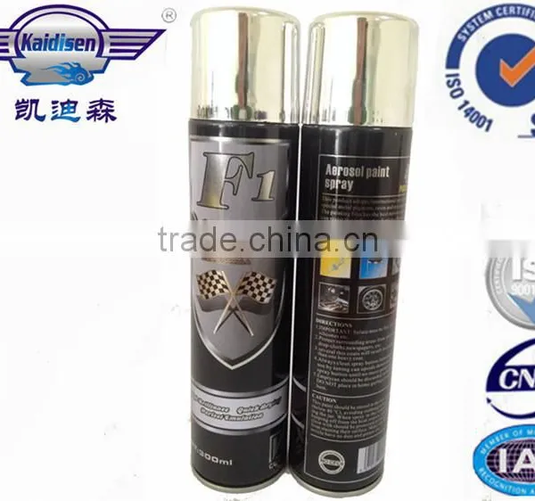 Acrylic Main Raw Material and Spray Application Method Chrome Effect Aerosol Paint