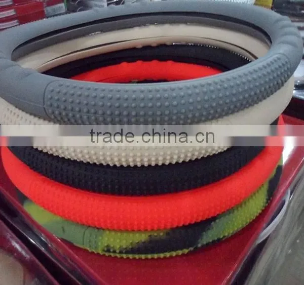 Colorful Auto Car Non-slip Silicone Interior Steering Wheel Cover photo-6
