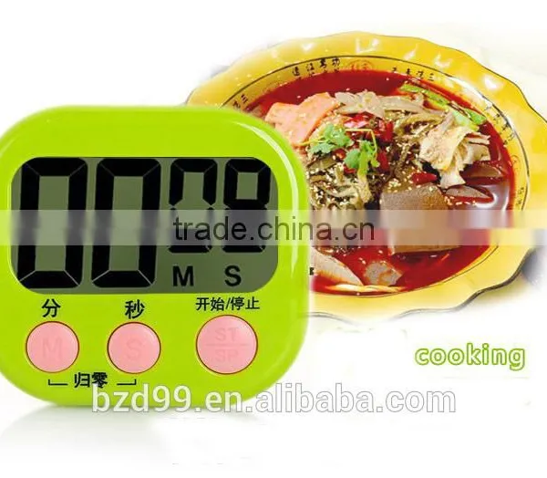 Smart Large LCD Display Mini Electronic Countdown Timer Switch Count Up and Count Down Timer With Switch/Pothook/Holder/Magnet photo-5