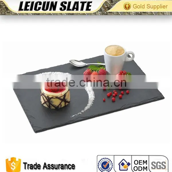 Chinese Natural Slate Dinner Divided Plate for Restaurant photo-2
