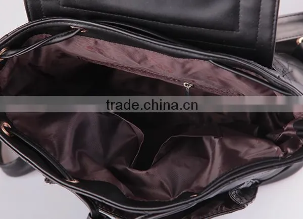 4807 Wholesale Backpack 2016 Hot Style Black Backpack Top Quality Waterproof Backpack Bag for Lady photo-5