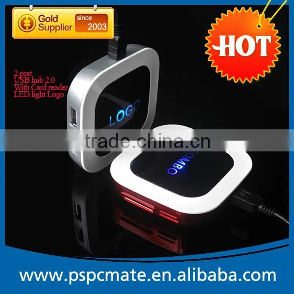 2 Port 2.0 Usb Hub With Card Reader TF photo-3