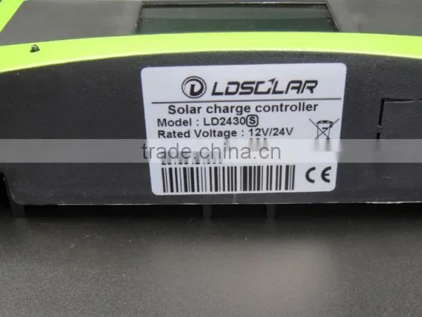 12V 24V PWM Solar Charge Controller 30A With LCD Screen photo-6