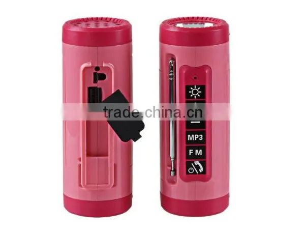 2015 New Wireless Bluetooth Speaker Powerbank Speaker With Flashlight, Mp3, fm photo-2
