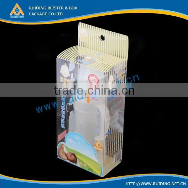 Eco-friendly PVC Package Silicone Baby Product Blister Plastic Boxes