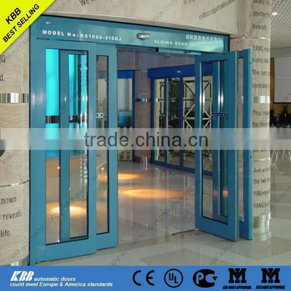 2016 Aluminium Frame Automatic Sliding Door, Tempered Glass, , CE UL ISO9001 ISO14001 Certificate photo-5