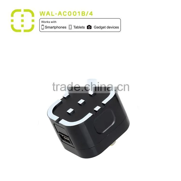 2016 Walnut MFI Certificed 2.1A USB Main Charger With Colorful Box photo-3