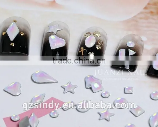 Best Price ! Bling Bling White Opal Hotfix Stones Wholesale ZX:SZ578 photo-4