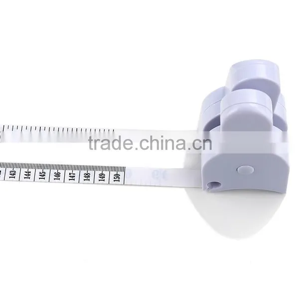 1.5meters/60inches OEM/ODM Service Glass Fiber Ruler Inch and cm Print Waist Health Body Measuring Tape Logo photo-3