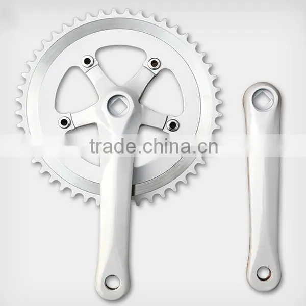 Steel and Alloy 42/52T Bicycle Chainwheel and Cranks photo-4