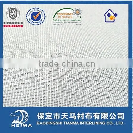 Woven 100% Polyester Fusible Interlining for Dress photo-2