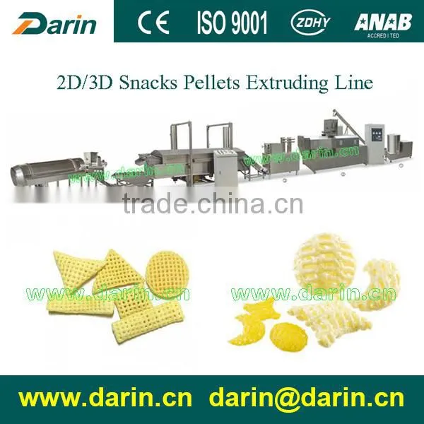 2D Snakcs Pellets Producting and Frying Automatic Processing Line photo-2