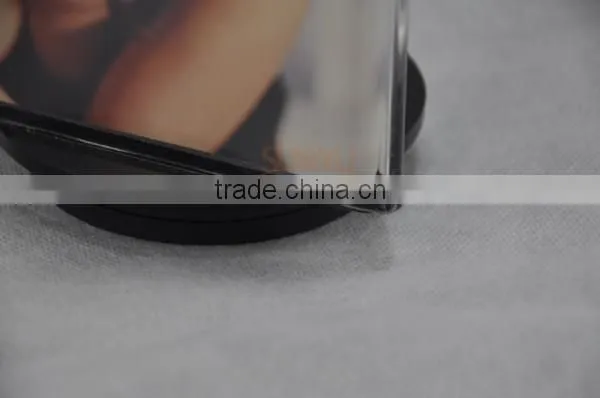 Wholesale Acrylic Rotatable Three Sides Photo Frame Display photo-2