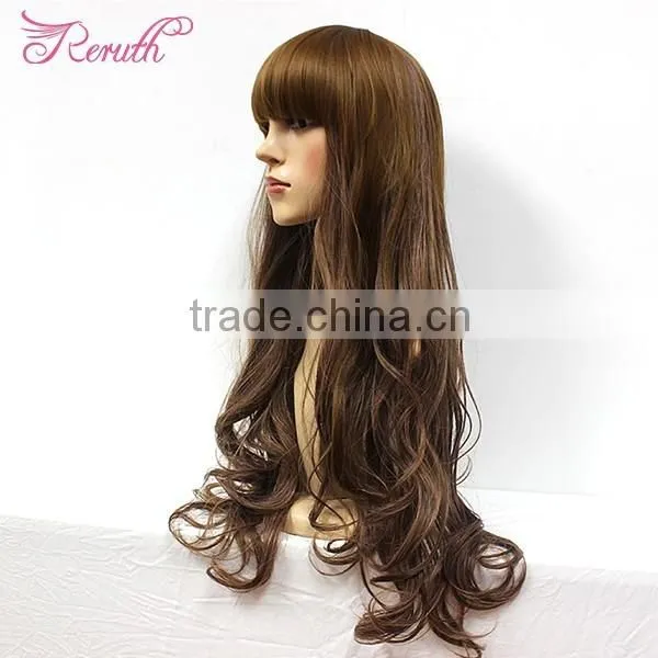 Wholesale High Quality African Long Wavy Fashion Curly Wig photo-2