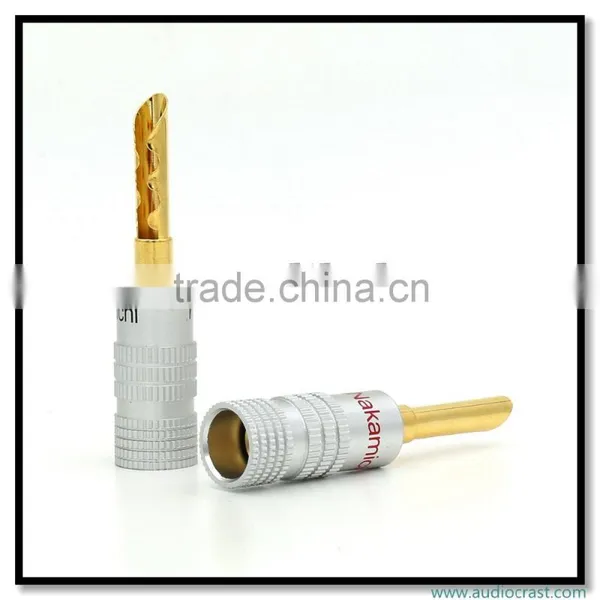 OEM 24K Gold Plated Banana Wire Connector 4MM Hallow Banana photo-2