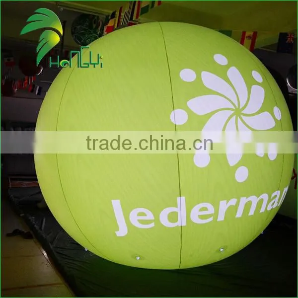 Digital Printing Light Green 3M Diameter Customized Display Inflatable Lighting Balloon photo-5