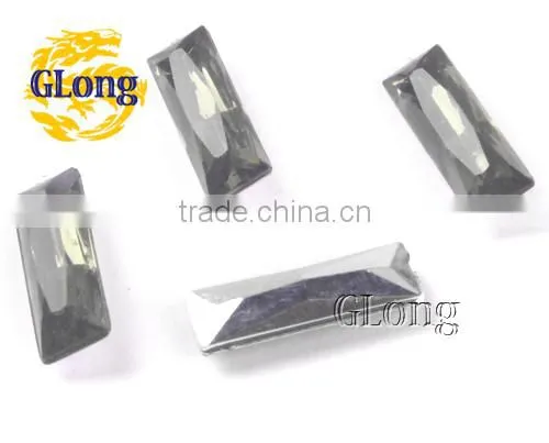 7*21mm Acrylic Point Back Rectangular Mix Color Bling Rhinestone&Crystal For Stylish Bags Garment Shoes #GY014-21P(Mix-s) photo-6