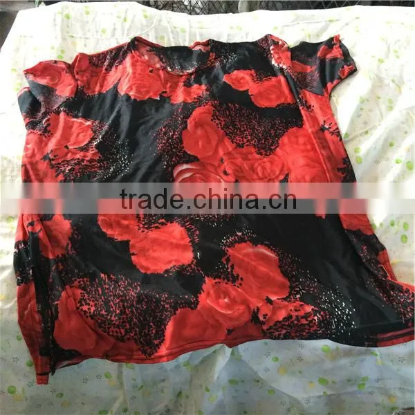 Summer Used Ladies t Shirt Used Clothing photo-2