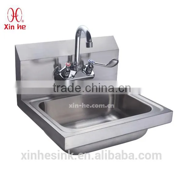 Stainless Steel Indoor or Outdoor Wall Hung Wash Basin & Bar Basin photo-4